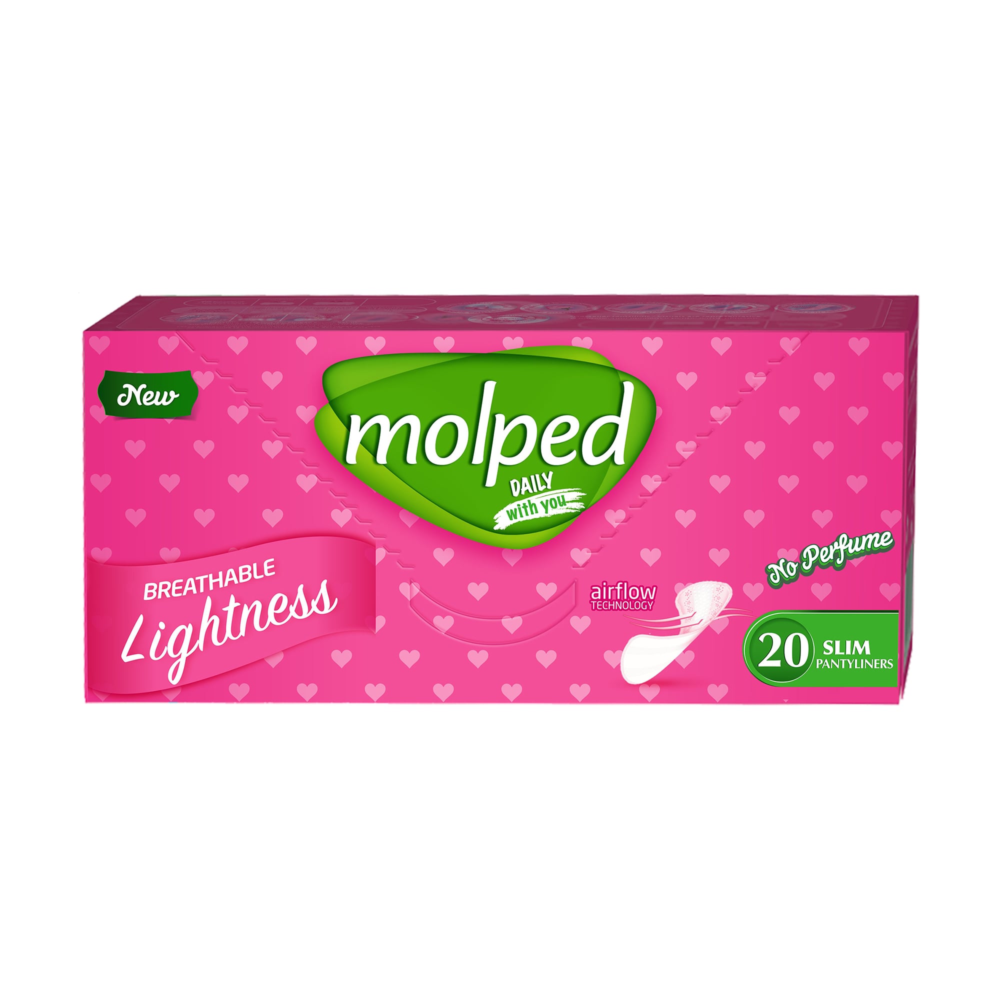 Щоденні прокладки Molped Daily No Perfume, 20 шт